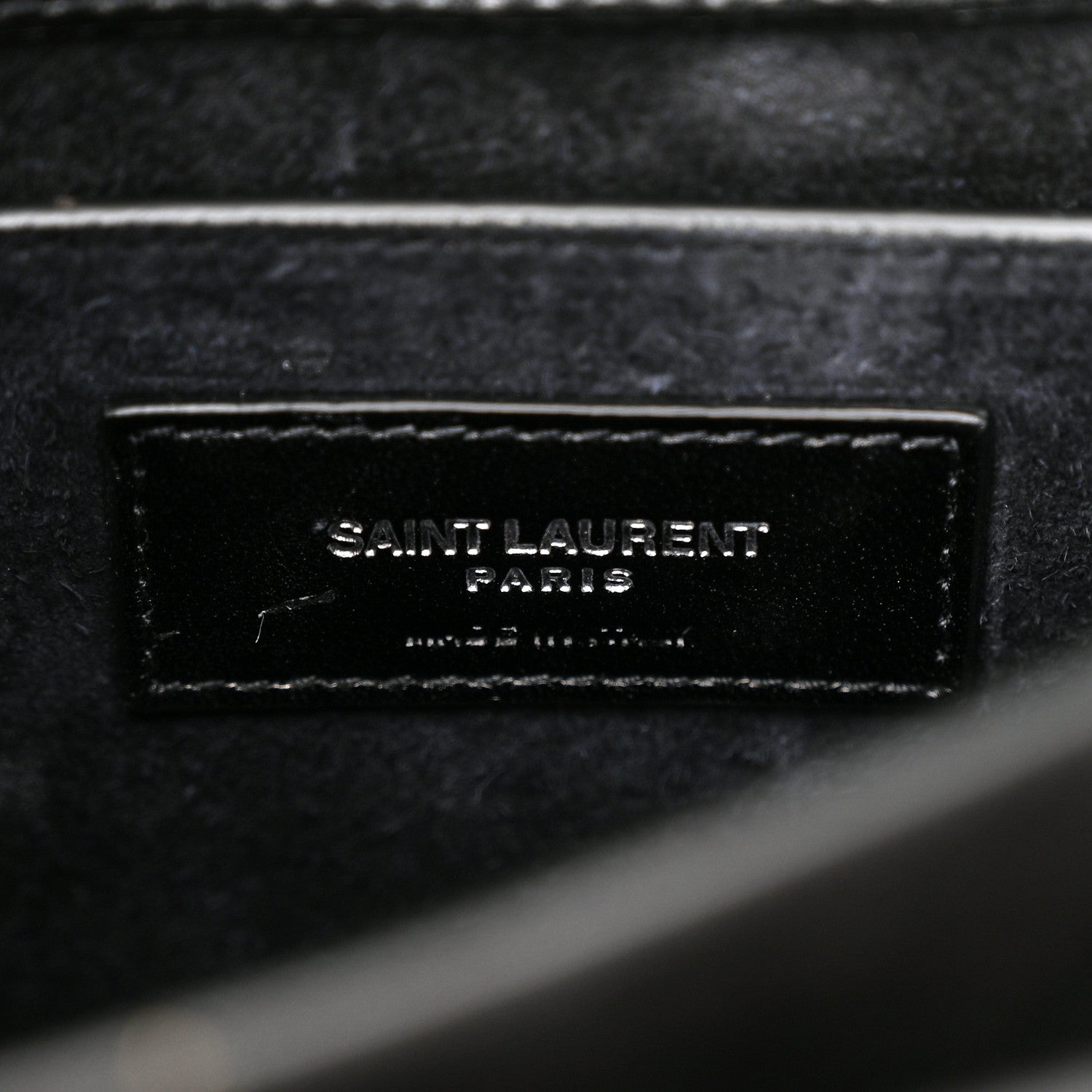 Saint Laurent Calfskin Medium Monogram Sunset Black 6 of 13