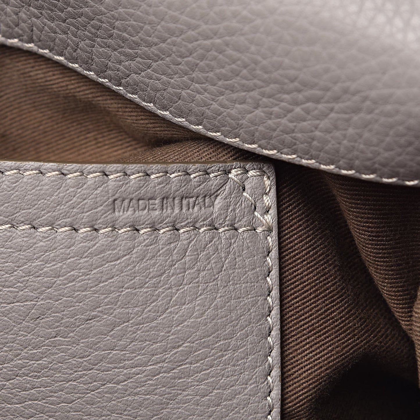 Calfskin Medium Marcie Round Crossbody Bag Cashmere Grey