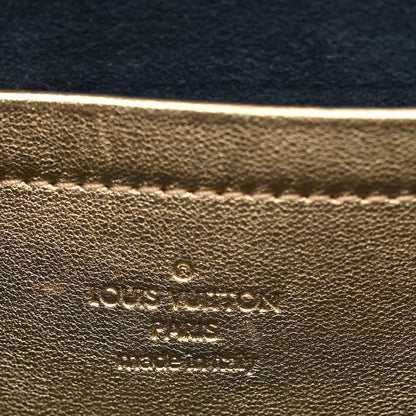 Louis Vuitton Metallic Lambskin Embossed Monogram Pochette Coussin Gold 6 of 11