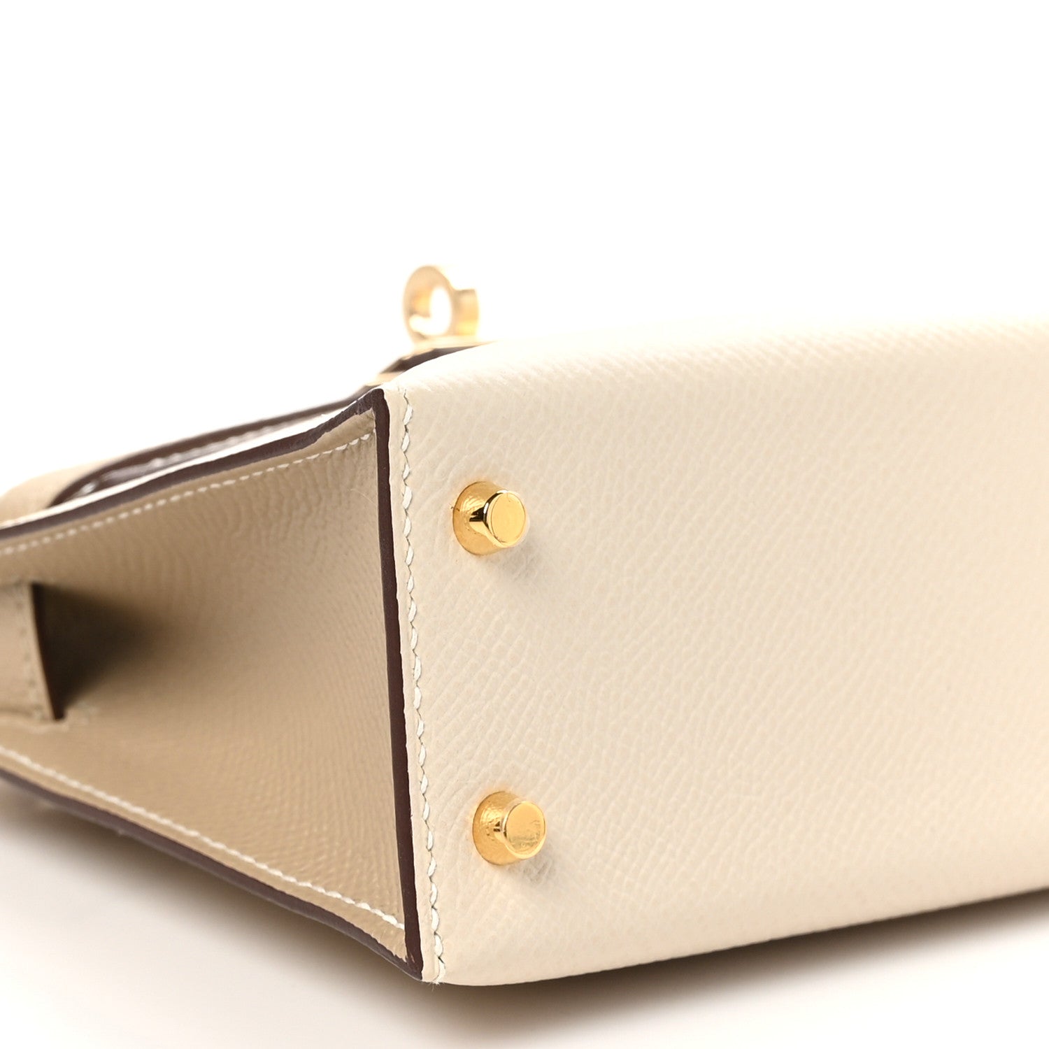 Hermes Epsom Mini Horseshoe Kelly Sellier 20 Craie Trench 9 of 10