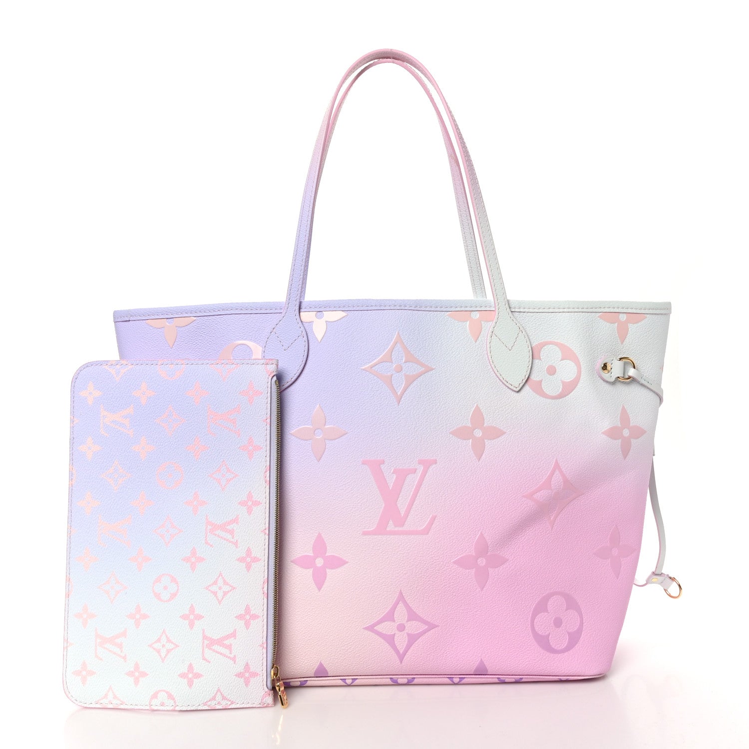 Louis Vuitton Monogram Giant Spring In The City Neverfull MM Sunrise Pastel 3 of 10