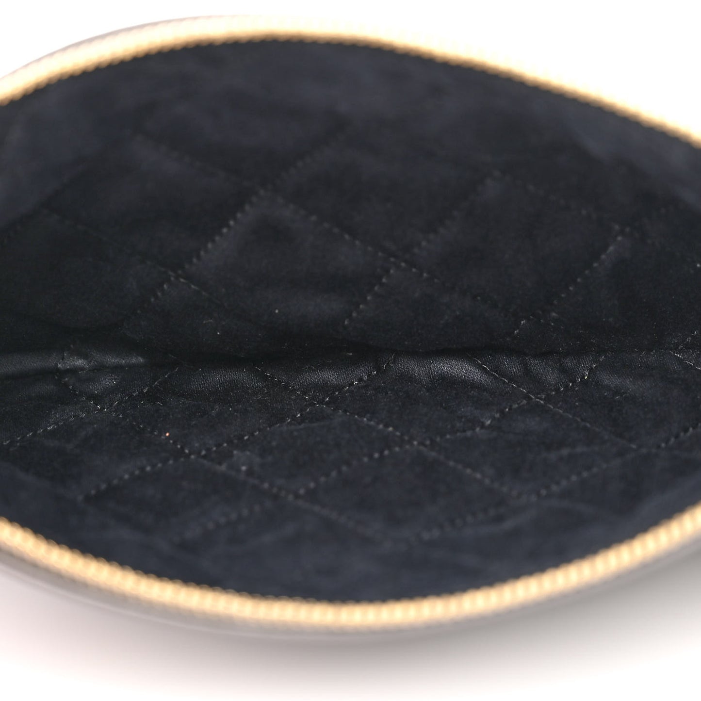 Metallic Calfskin Quilted Chanel 22 Ruthenium