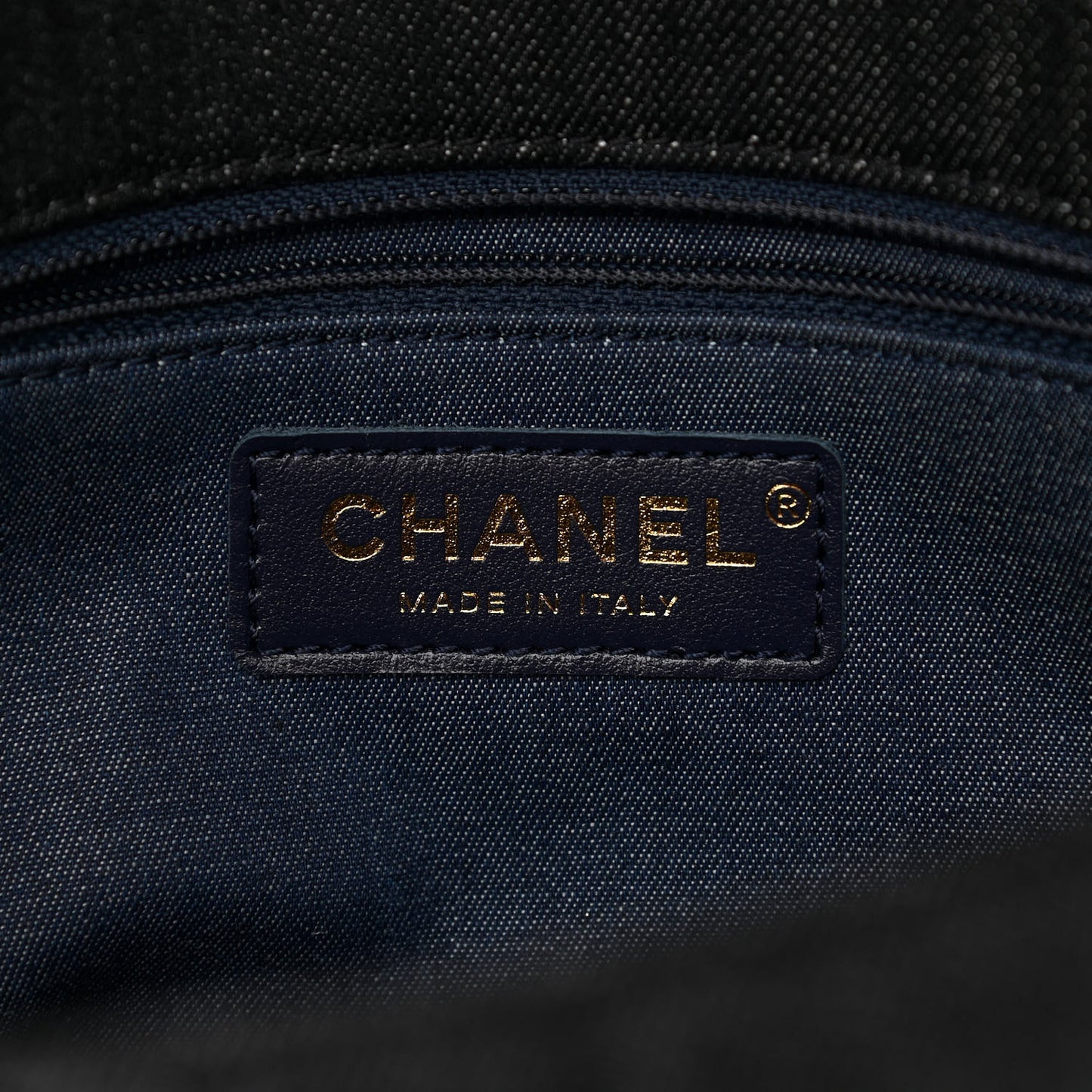 Denim Quilted Medium Funky Town Flap Black