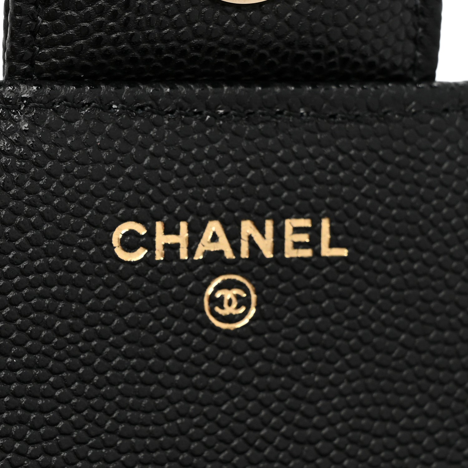 Chanel Caviar Quilted Glasses Case With Chain Black 6 of 9