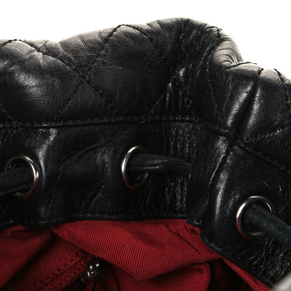 Chanel Lambskin Quilted Beijing Backpack Black 15 of 16