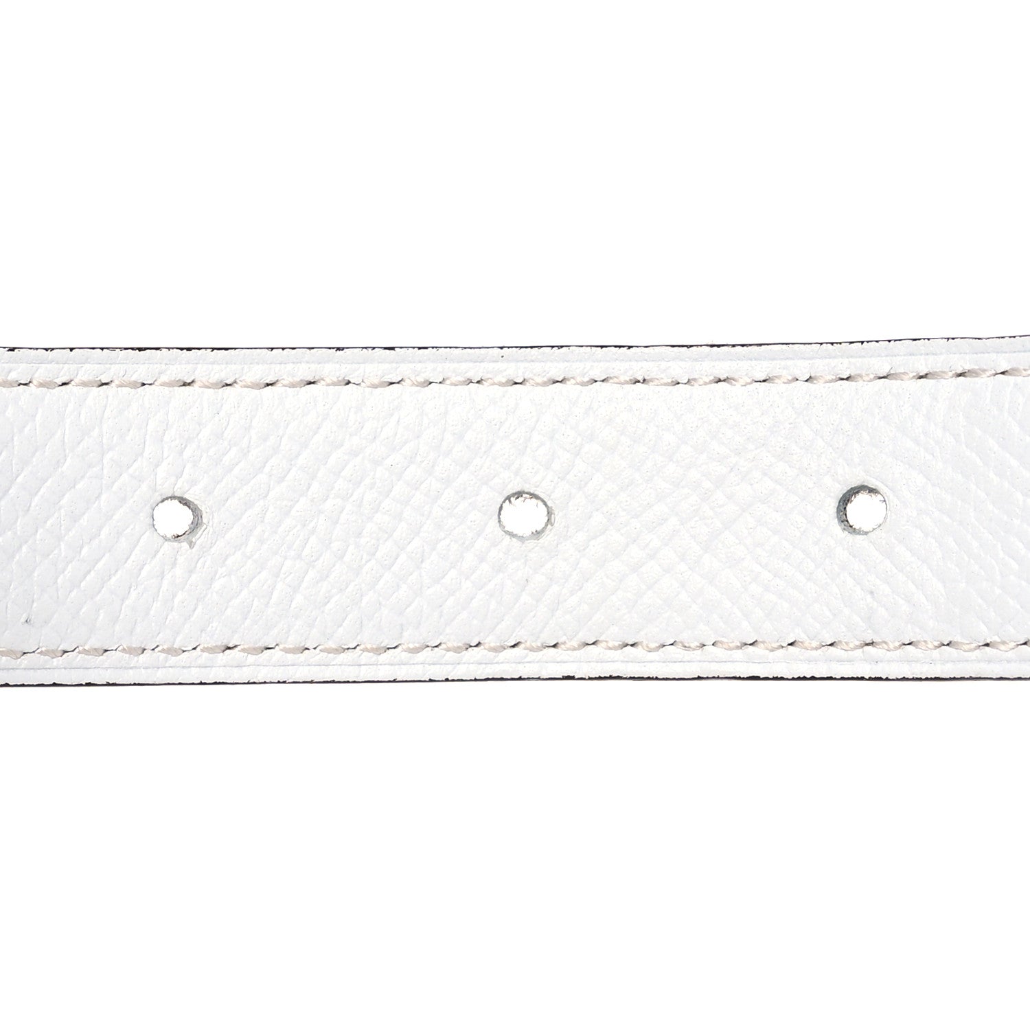 Hermes Swift Epsom 32mm H Belt 95 38 Etoupe White 4 of 8