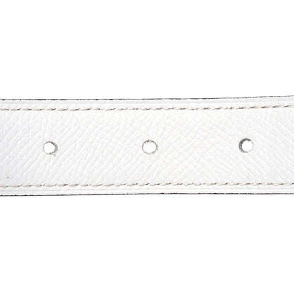 Hermes Swift Epsom 32mm H Belt 95 38 Etoupe White 4 of 8