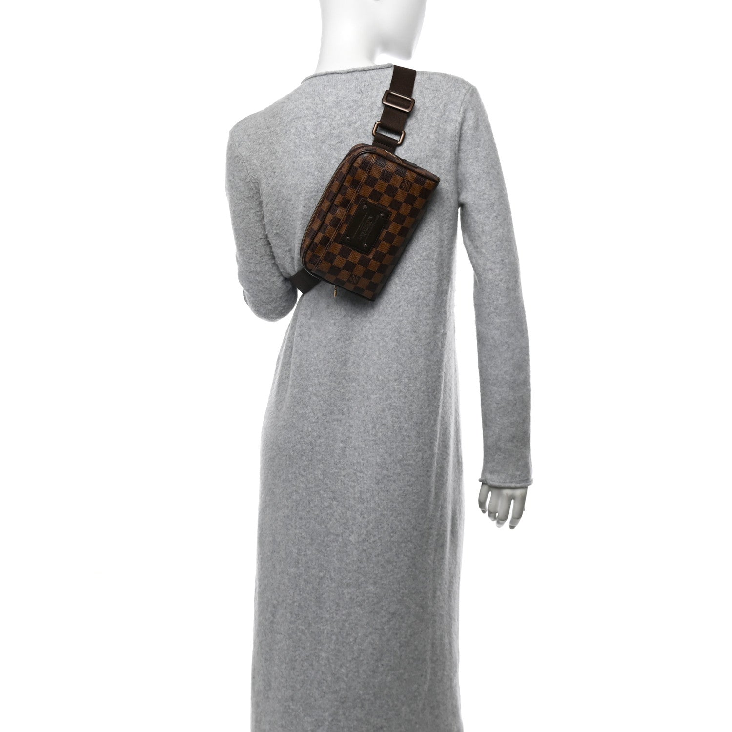 Louis Vuitton Damier Ebene Brooklyn Bum Bag 2 of 10