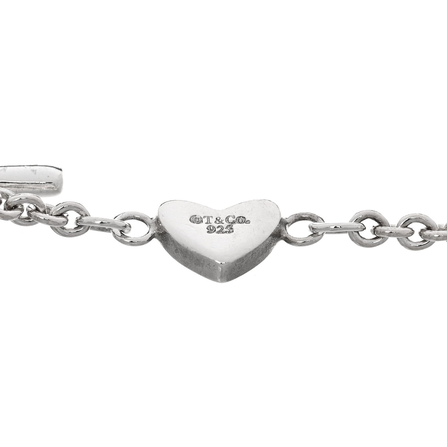 Tiffany Sterling Silver Heart Toggle Bracelet 3 of 4