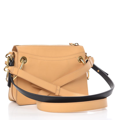 Chloe Calfskin Suede Small Roy Bag Bleached Brown 4 of 12