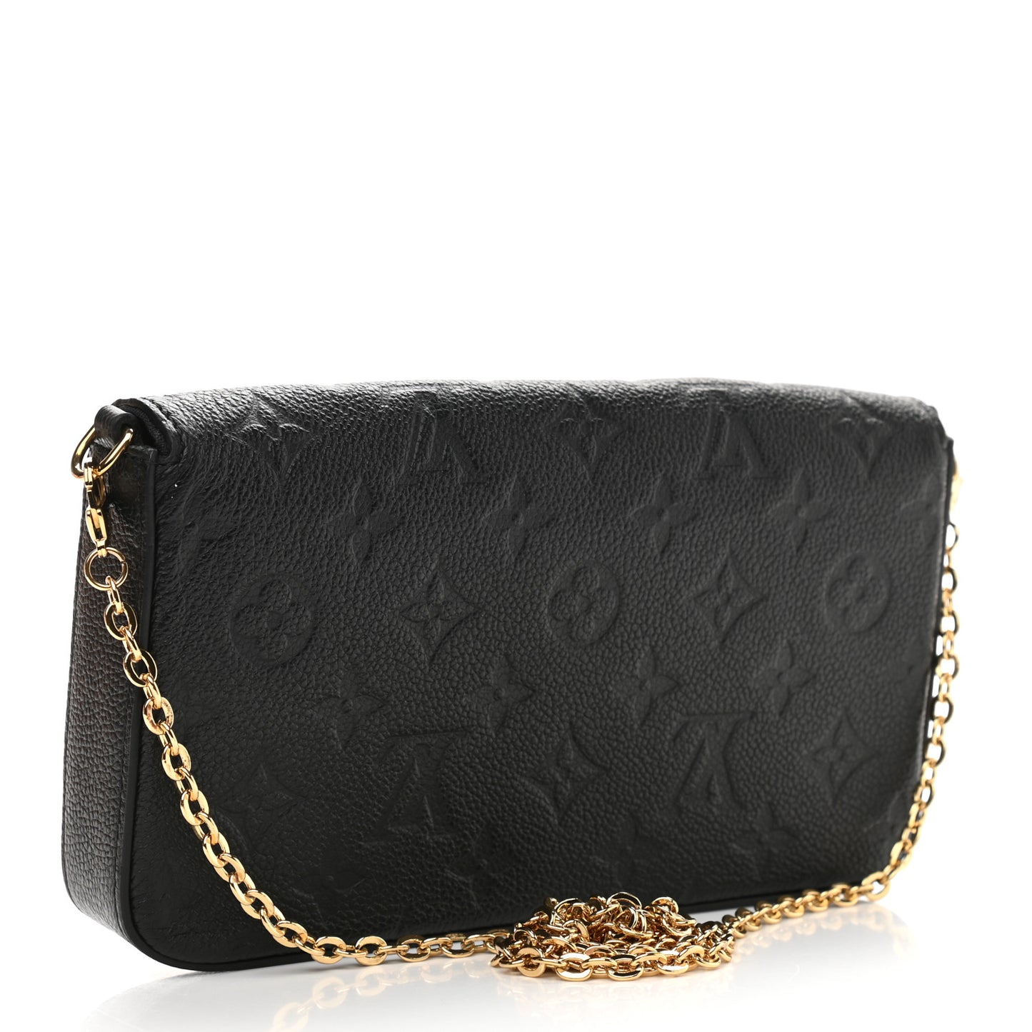 Empreinte Pochette Felicie Chain Wallet Black