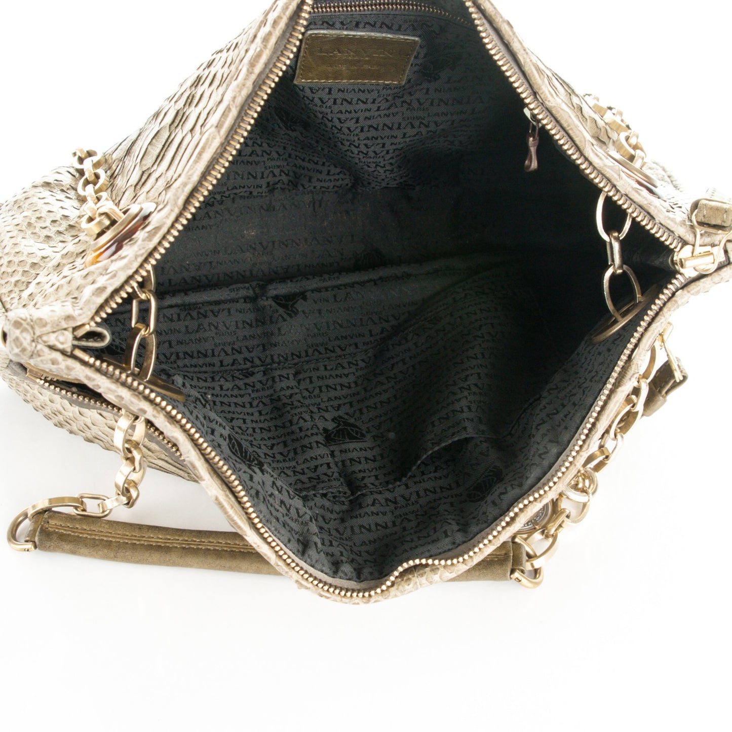 Python Medium Amalia Shoulder Bag Green