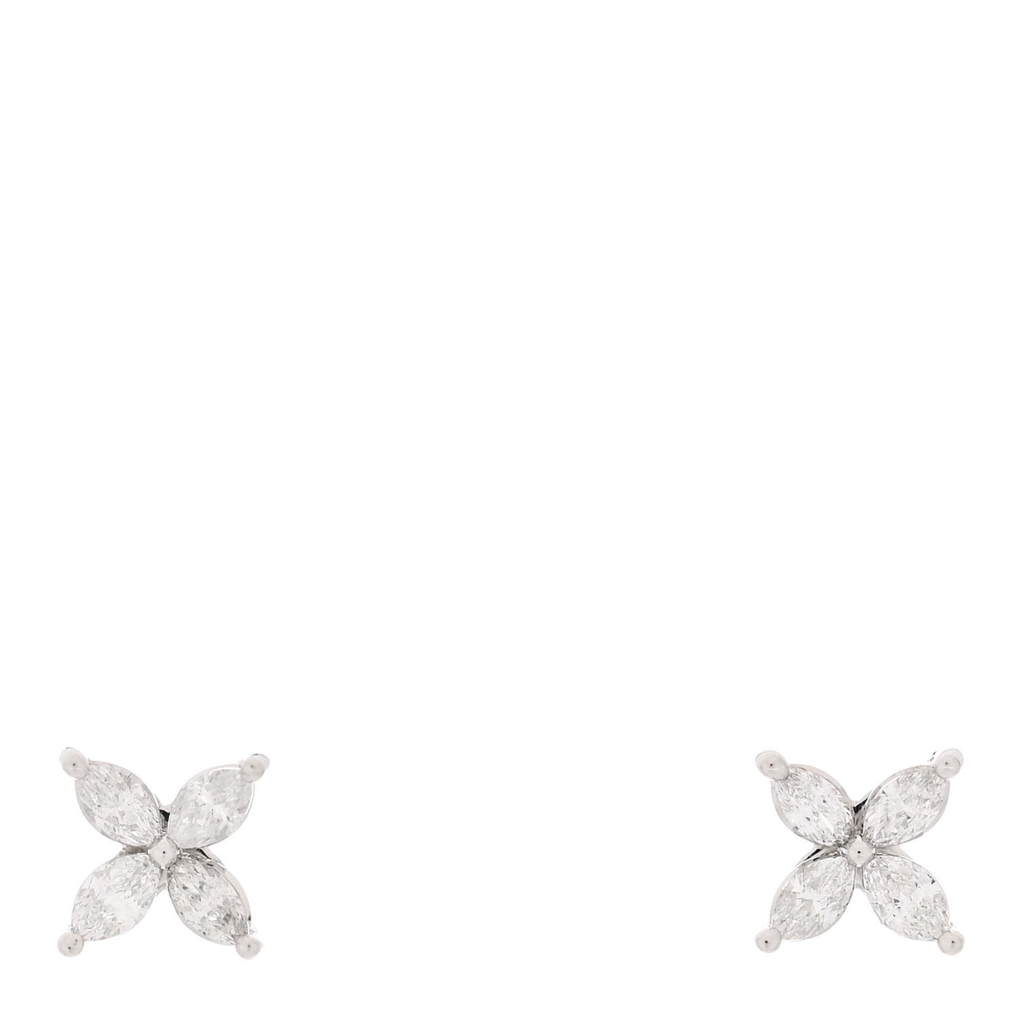 Platinum Diamond .19ct Mini Victoria Earrings