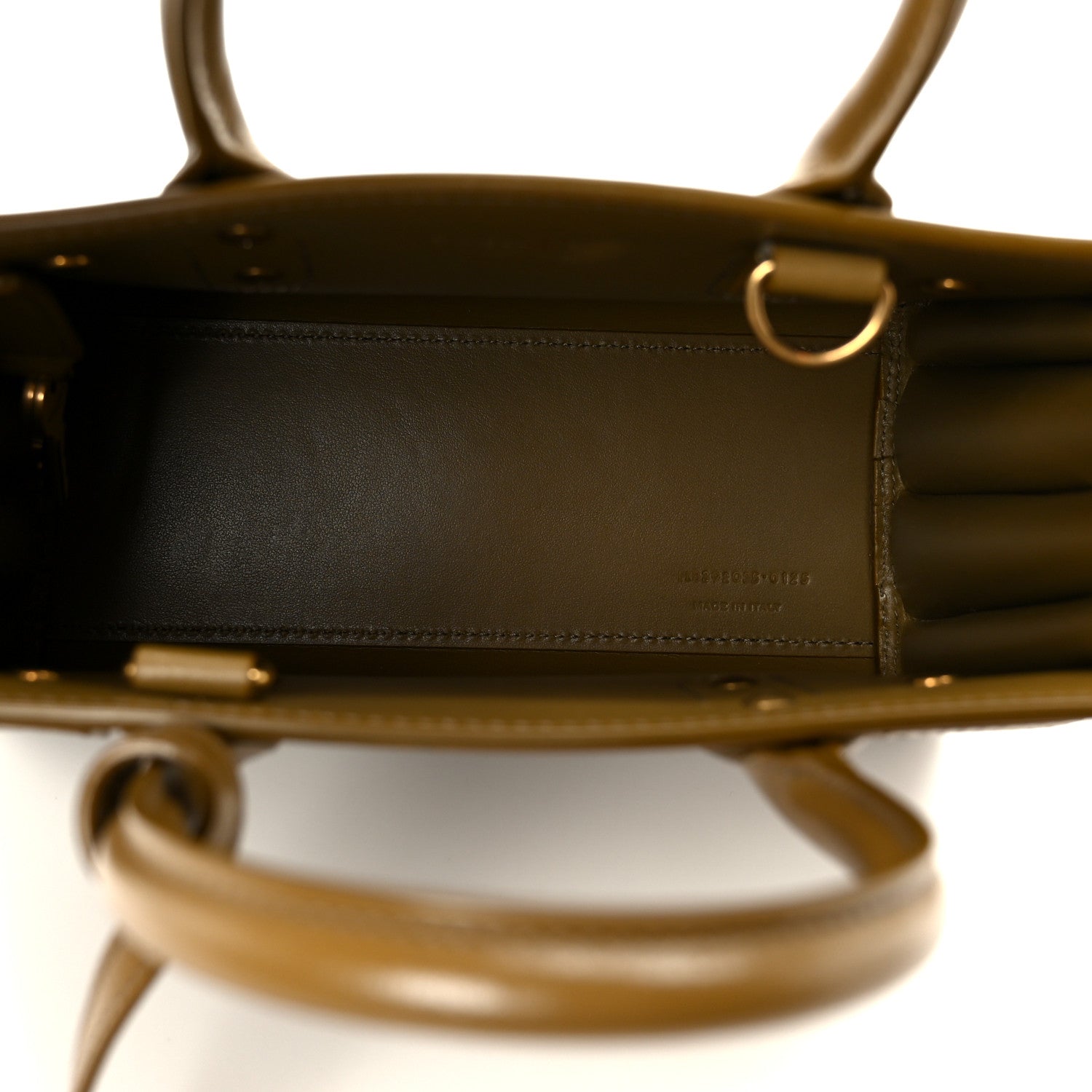 Saint Laurent Calfskin Nano Supple Sac De Jour Green Ink 5 of 9
