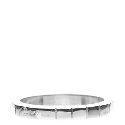 Cartier 18K White Gold Lanieres Ring 54 6.75 3 of 7