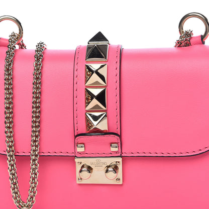 Valentino Garavani Vitello Small Glam Lock Rockstud Flap Framboise 11 of 11