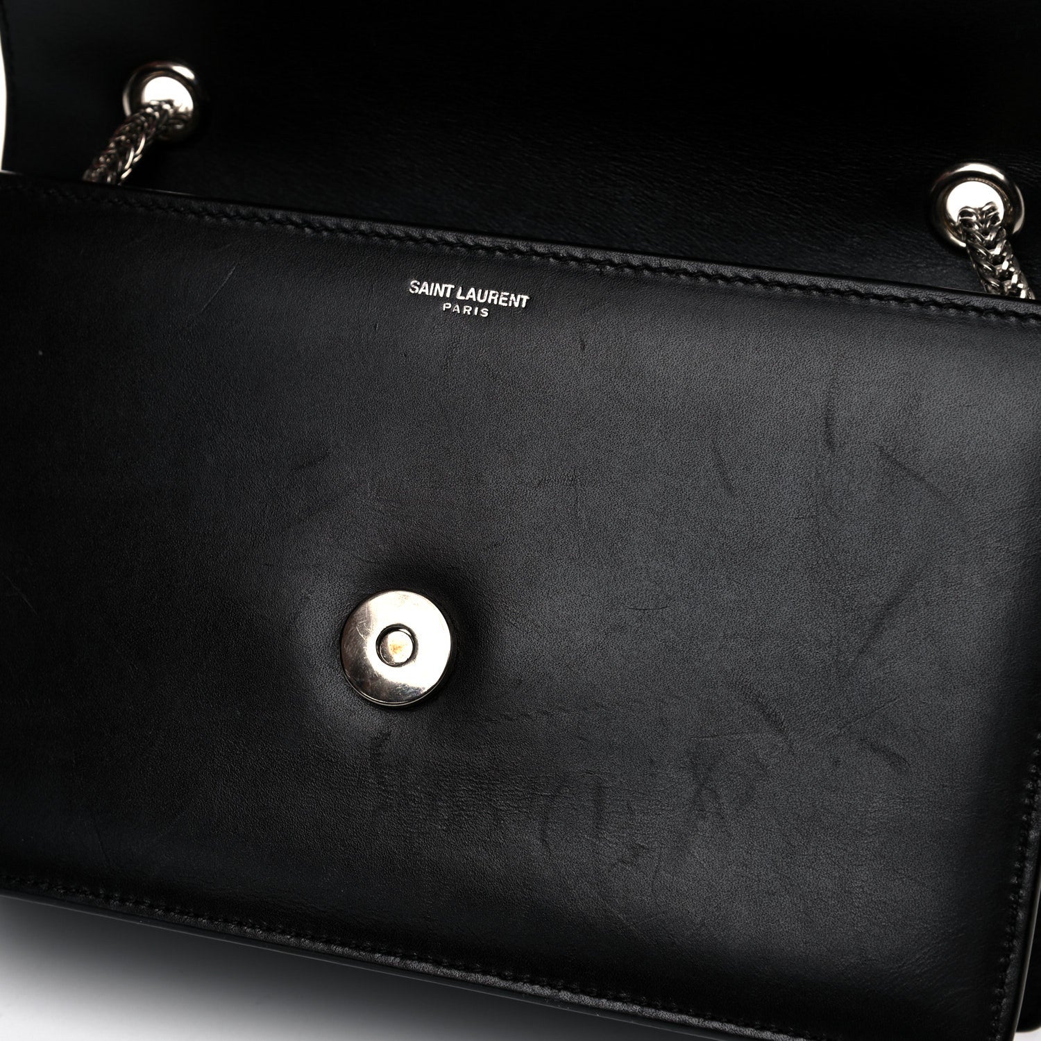 Saint Laurent Calfskin Studded Medium Betty Black 15 of 18
