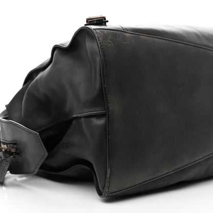 Balenciaga Used Calfskin Rust Hardware Large Top Handle Bag Black 8 of 14