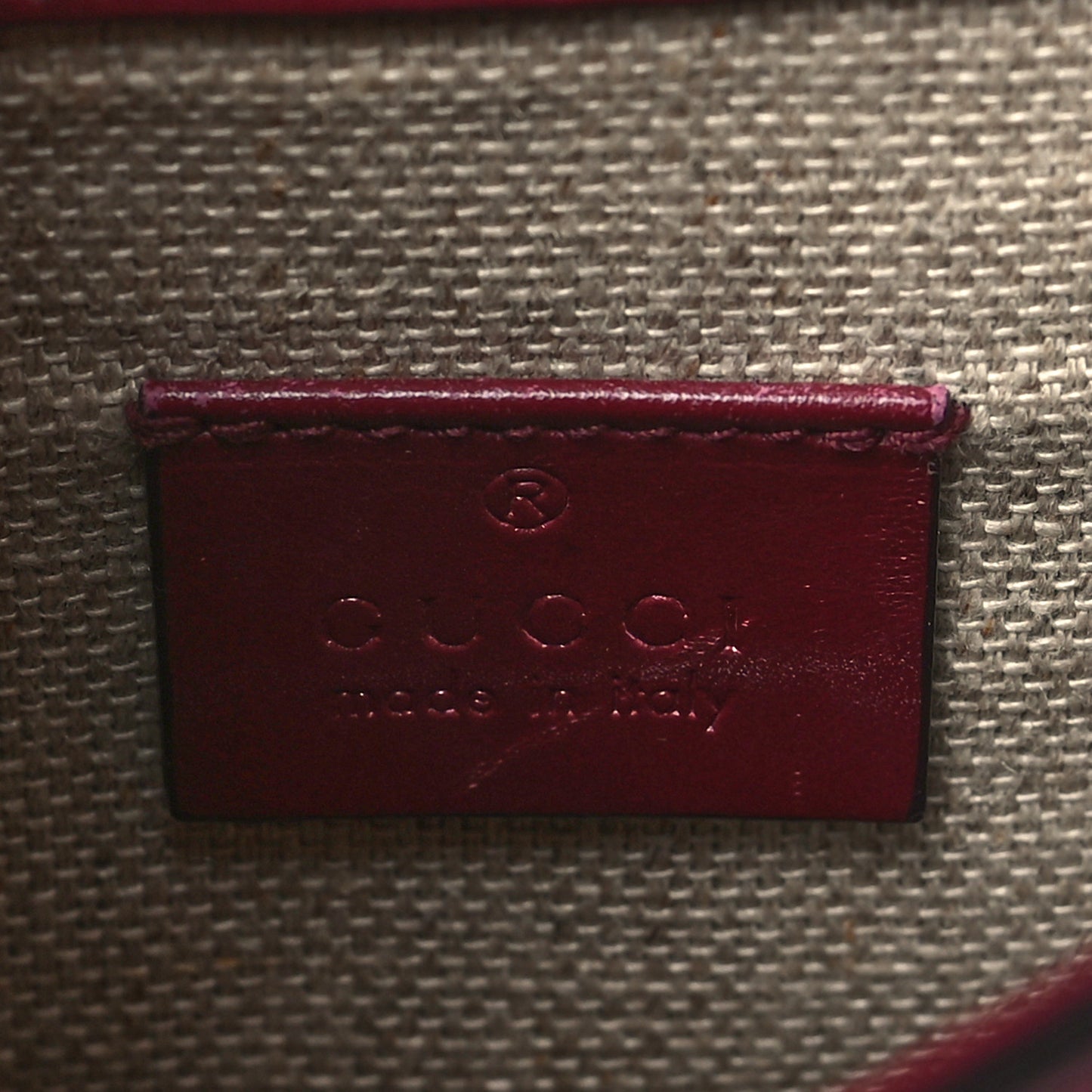 Ruinart Calfskin Small Lady Web Shoulder Bag Red