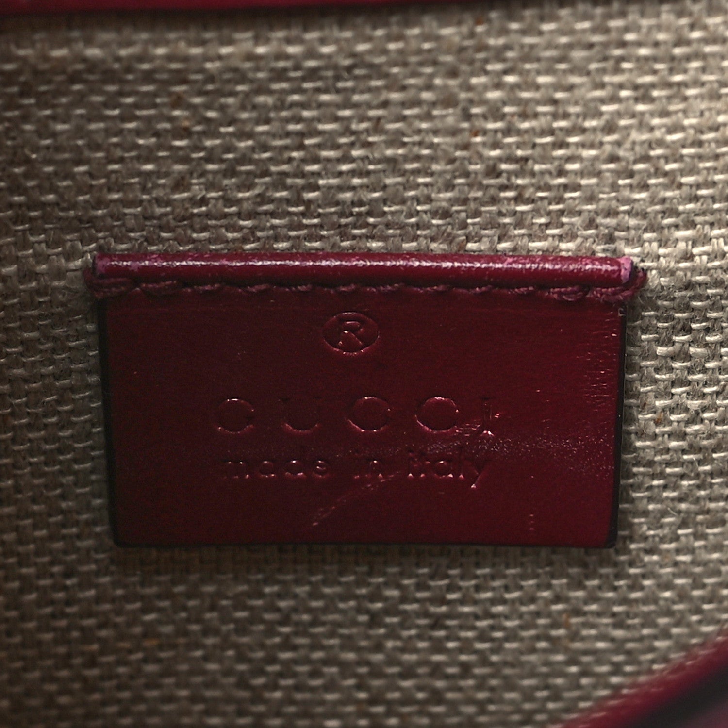 Gucci Ruinart Calfskin Small Lady Web Shoulder Bag Red 6 of 15