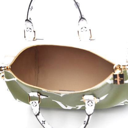 Louis Vuitton Monogram Giant Speedy Bandouliere 30 Kaki Beige 6 of 12