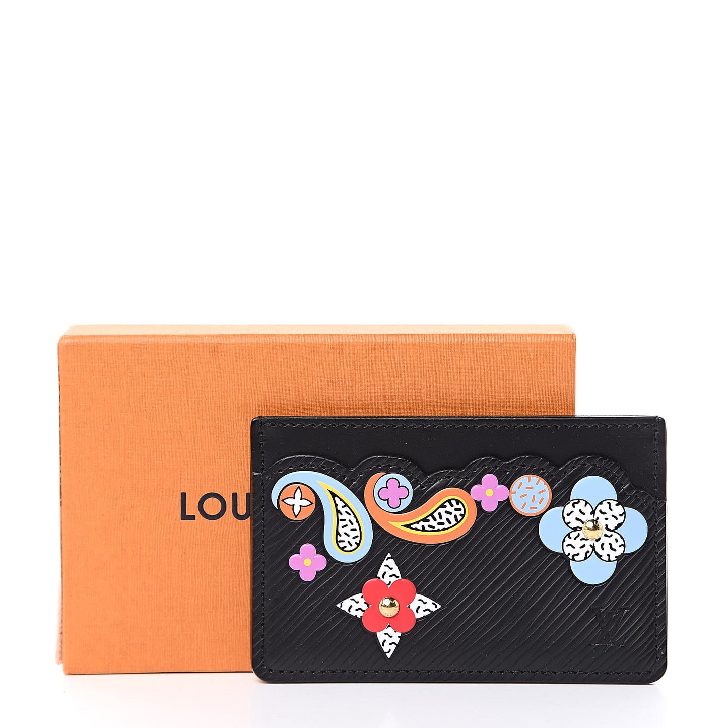 Epi Flower Remix Card Holder Black