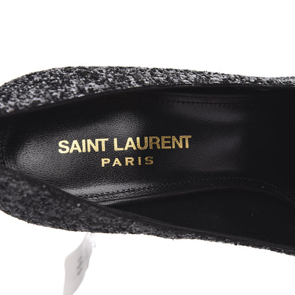 Saint Laurent Glitter Opyum 100 Pumps 37 Black 7 of 9