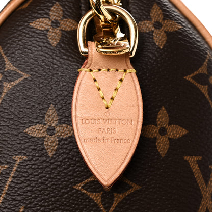 Louis Vuitton Monogram Speedy Bandouliere 20 Black 6 of 10
