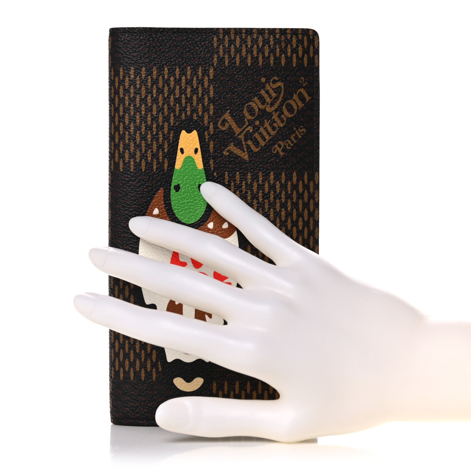 Louis Vuitton X NIGO Giant Damier Ebene Brazza Wallet 2 of 9