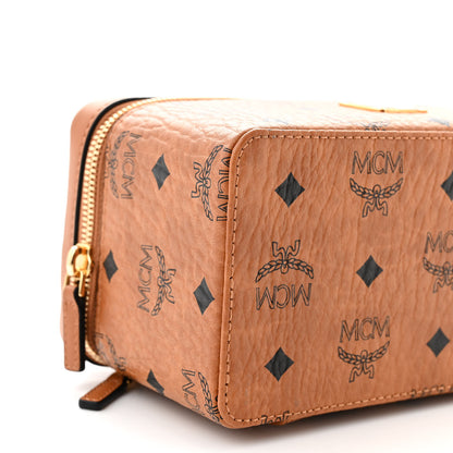 MCM Visetos Rockstar Vanity Case Cognac 8 of 9