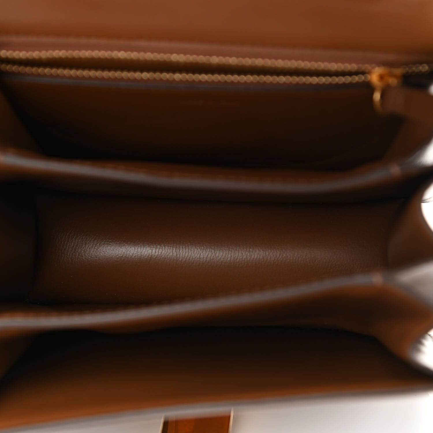 Celine Smooth Calfskin Small Classic Box Flap Bag Camel 5 of 9