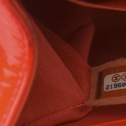 Chanel Patent Quilted Medium Boy Flap Orange 7 of 16