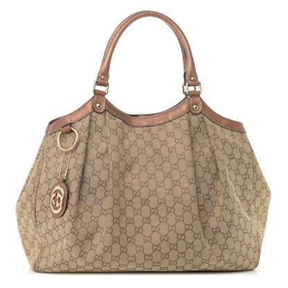 Gucci Monogram Large Sukey Tote Brown 1 of 13