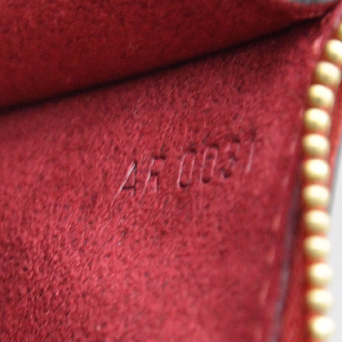 Epi Pochette Accessories 21 Red