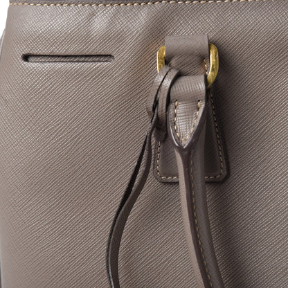Prada Saffiano Lux Medium Tote Argilla 14 of 18