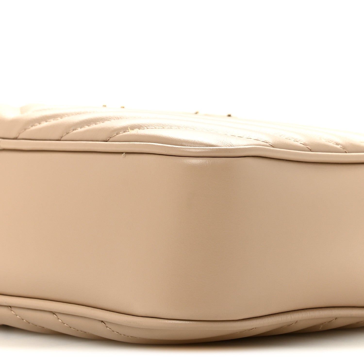 Saint Laurent Calfskin Matelasse Monogram Lou Camera Bag Dark Beige 10 of 13