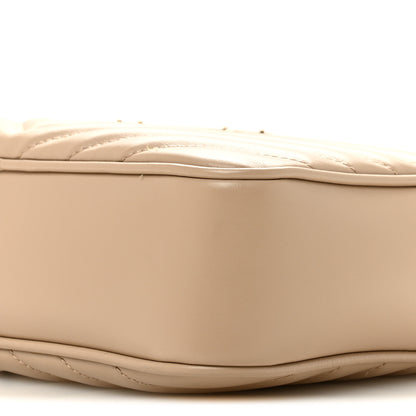 Saint Laurent Calfskin Matelasse Monogram Lou Camera Bag Dark Beige 10 of 13