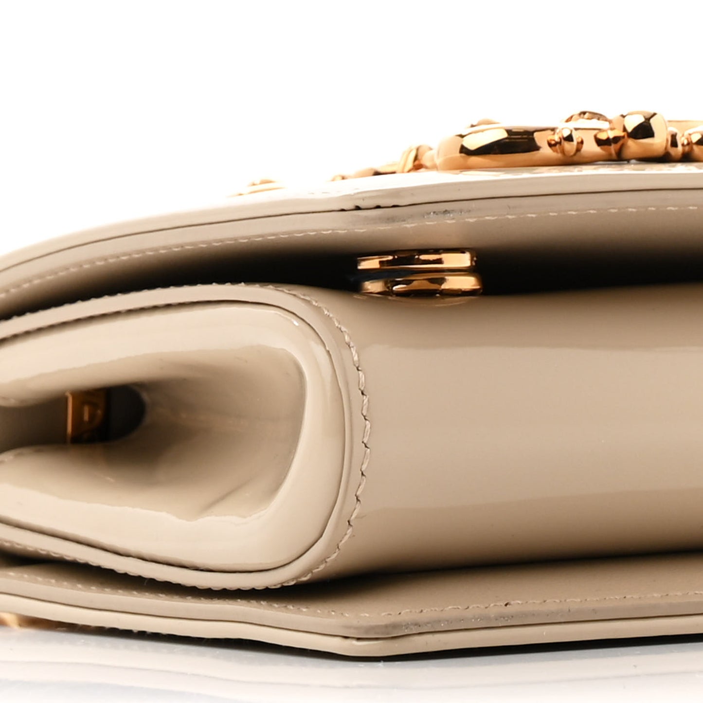 Patent DG Girls Shoulder Bag Cipria