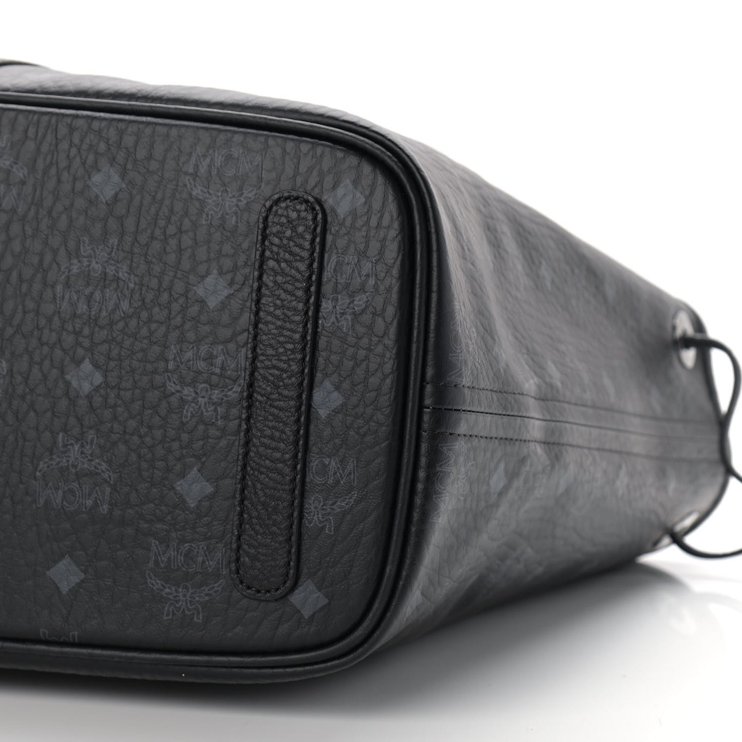 Visetos Medium Liz Reversible Shopper Tote Black