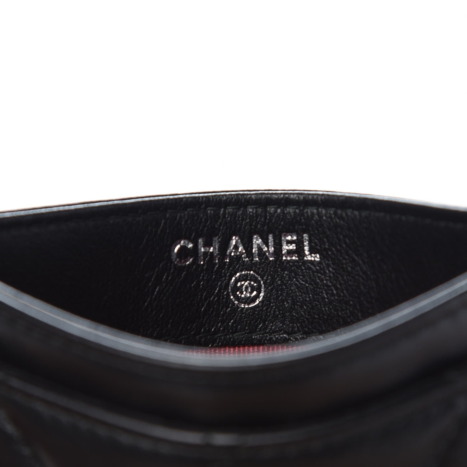 Chanel Aged Calfskin Quilted Gabrielle Card Holder Black 6 of 8
