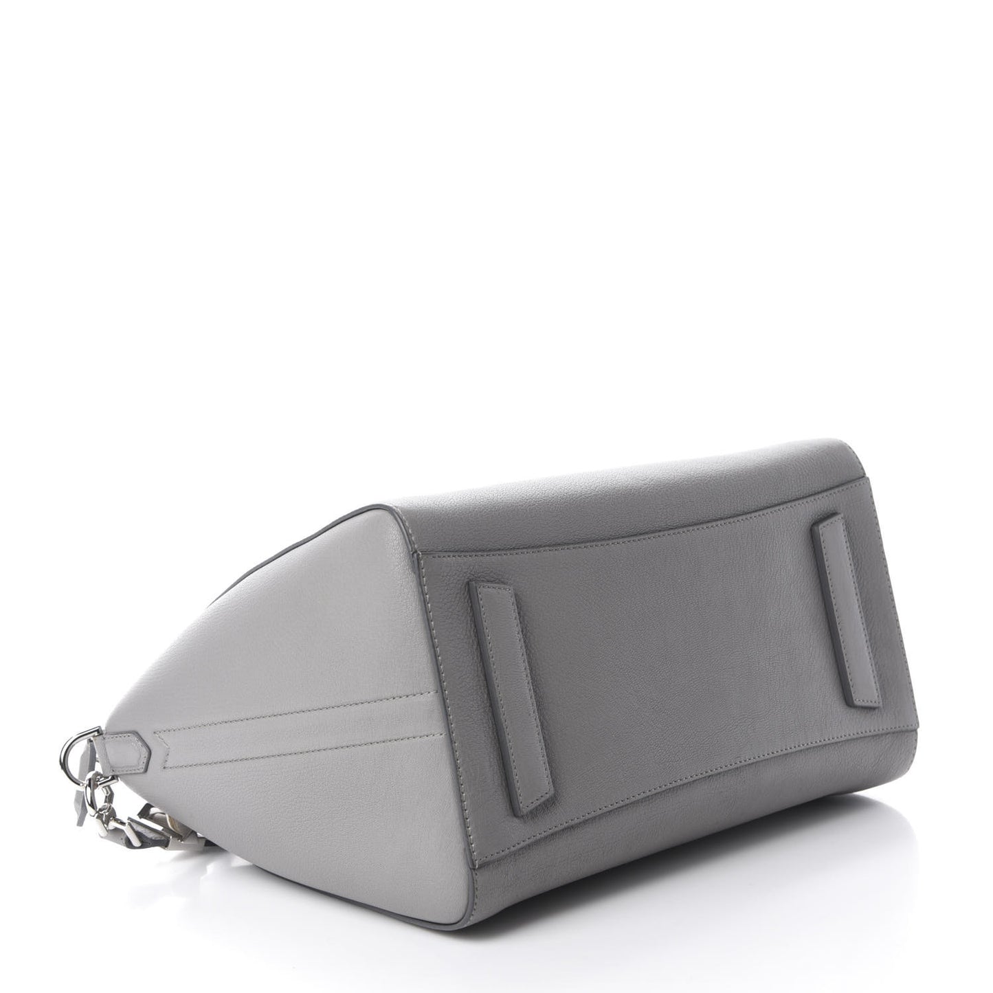 Sugar Goatskin Medium Antigona Pearl Grey