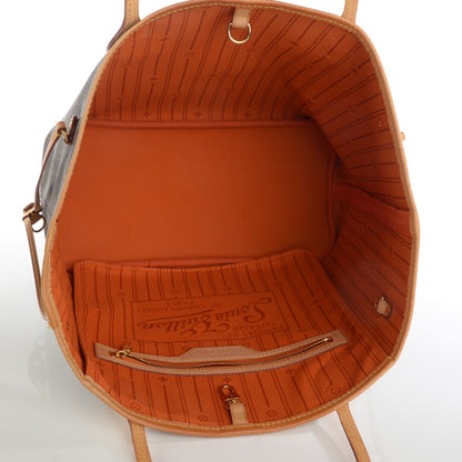 Louis Vuitton Monogram My LV Heritage Neverfull MM Orange Ivory 5 of 8