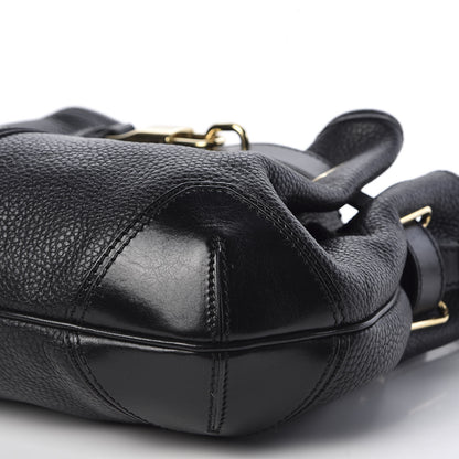 Burberry Grainy Calfskin Willenmore Hobo Black 6 of 10