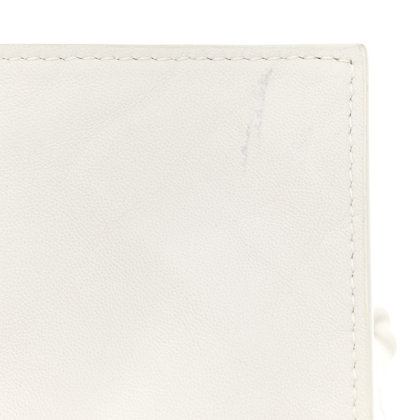 Nappa Intrecciato Medium Knot Flap Crossbody White