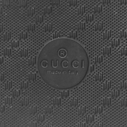 Gucci Satin Web Bow Slide Sandals 37 Black 7 of 10