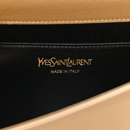 Saint Laurent Calfskin Large Belle De Jour Clutch Beige 5 of 8