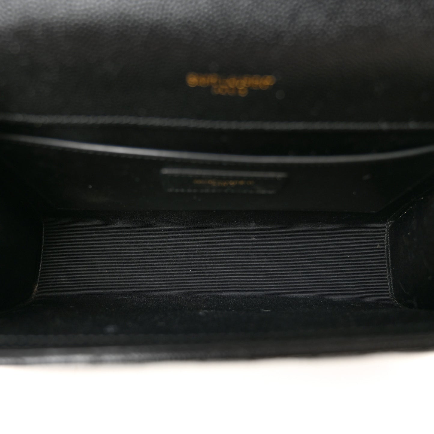 Grain De Poudre Textured Mixed Matelasse Triquilt Medium Monogram Satchel Black