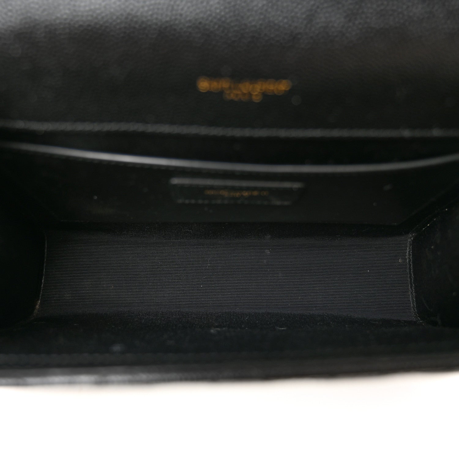 Saint Laurent Grain De Poudre Textured Mixed Matelasse Triquilt Medium Monogram Satchel Black 5 of 9