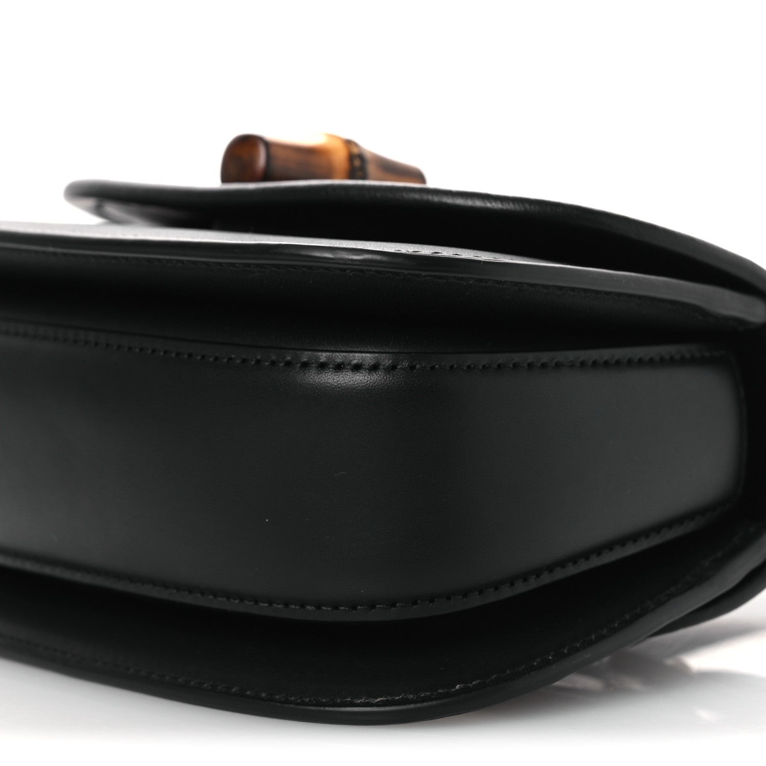 Gucci Calfskin Bamboo Mini 1947 Belt Bag 95 38  Black 9 of 10