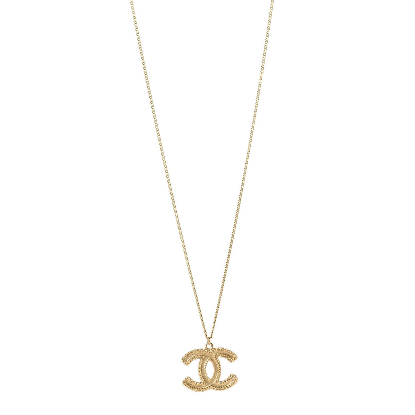 CC Necklace Matte Gold